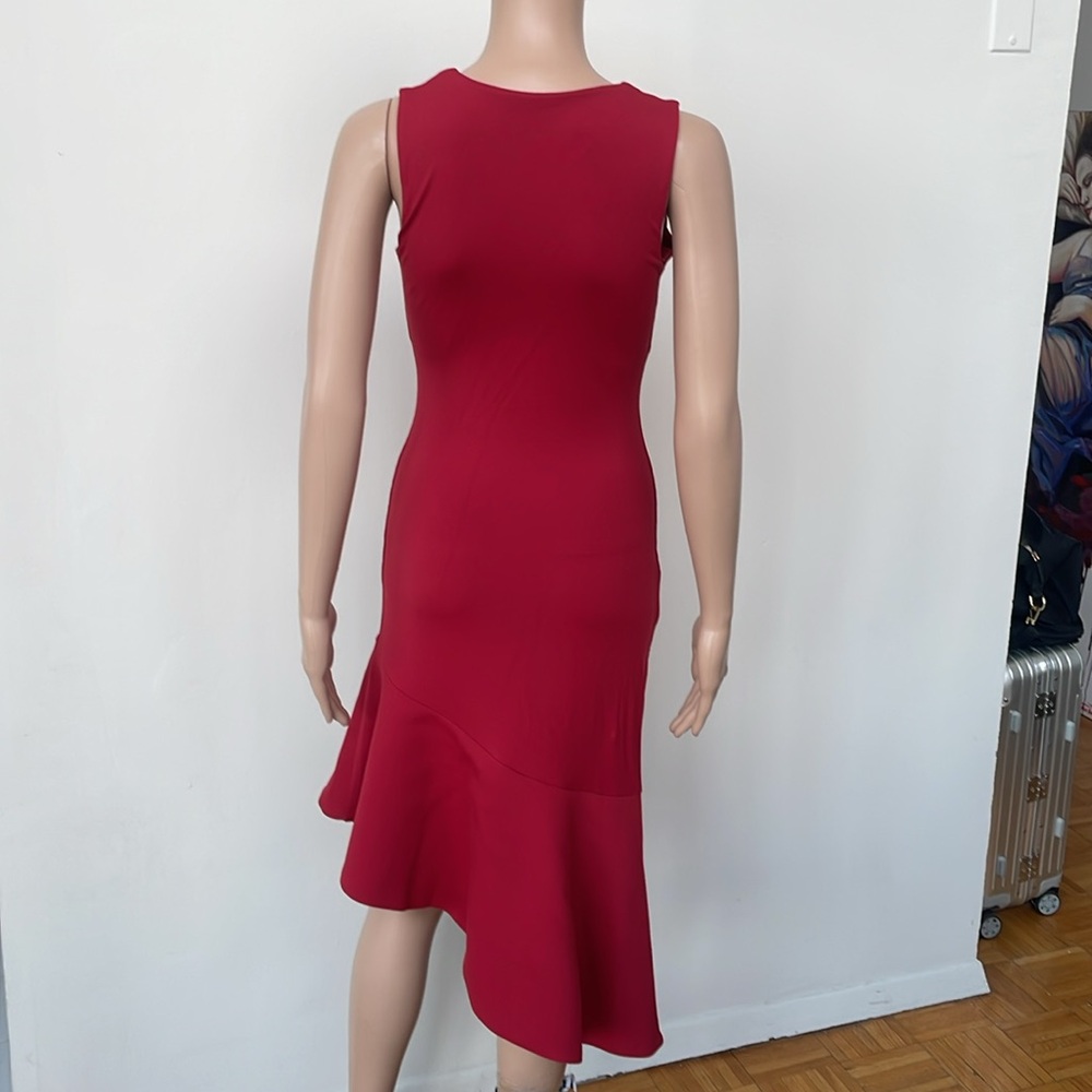 SUSANA MONACO RED DRESS, XS - Picture 3 of 5